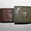 NCO TROPICAL DAK BELT AND BUCKLE WEHRMACHT 