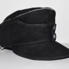 M43 OFFICER�S CAP W.SS BLACK PANZER