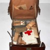 D.R.K. LEATHER MEDICAL FIRST AID BAG