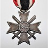 DISTINTIVO MERITI DI GUERRA CON SPADE IN BRONZO