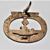 KRIEGSMARINE BADGE U-BOOT IN GOLD