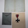 IRON CROSS 2�CL. WHIT DOCUMENTS