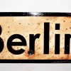 CARTELLO STRADALE BERLINO