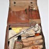 D.R.K. LEATHER MEDICAL FIRST AID BAG 