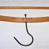 WOODEN CLOTHES HANGER W.SS