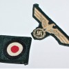 AQUILA E COCCARDA DA BUSTINA DELLA WEHRMACHT 