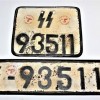 SS LICENCE PLATES FOR CAR