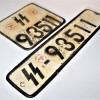 SS LICENCE PLATES FOR CAR
