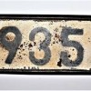 SS LICENCE PLATES FOR CAR