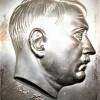 SQUARE IN PRINTED SHEET ADOLF HITLER