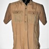 TROPICAL DAK SERVICE YELLOW COTTON SHIRT LUFTWAFFE