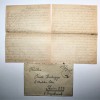 BUSTA E LETTERA FELDPOST 