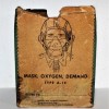 SCATOLA DI CARTONE MASCHERA OSSIGENO A-14 PILOTA USA