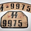 W.SS LICENSE PLATE FOR MOTORCYCLE