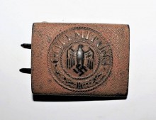 FIBBIA TRUPPA ALLUMINIO WEHRMACHT DAK