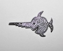 DISTINTIVO U-BOOT U966 IN ARGENTO