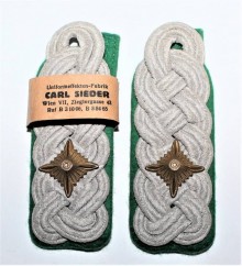 SPALLINE DA TENENTE COLONNELLO WH GEBIRGSJAGER