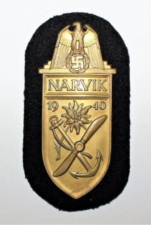 SCUDETTO DA BRACCIO NARVIK GRADO ORO