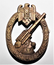 DISTINTIVO CONTRAEREA DELLA WEHRMACHT IN ORO