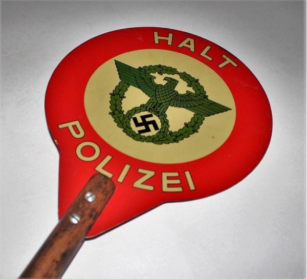 POLICE TRAFFIC CONTROL PADDLE-FELDGENDARMERIA