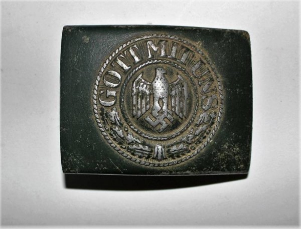 FIBBIA TRUPPA ALLUMINIO WEHRMACHT