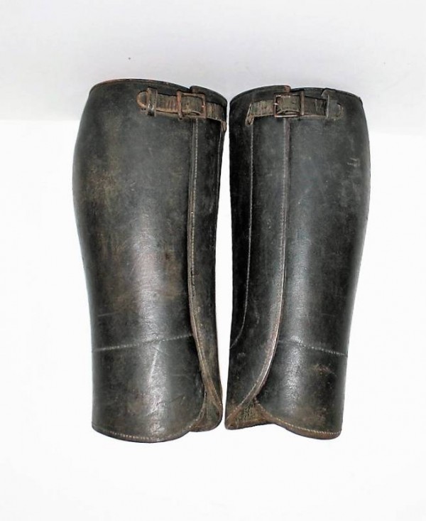LEATHER LEGGINGS FOR CAVALLERY OR POLICE W.SS ALGEMINE