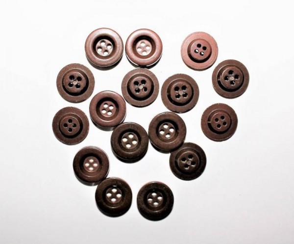 SET BOTTONI IN BAKELITE PER GIACCHE E PANTALONI