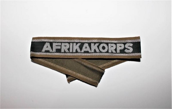 OFFICER�S CUFF TITLE AFRIKAKORPS