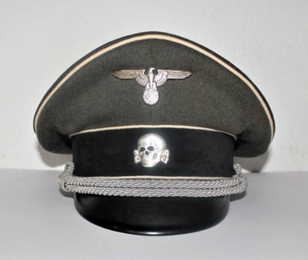 SCHIRMMUTZE UFFICIALE W.SS FANTERIA