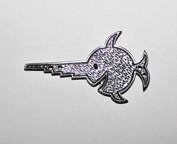 BADGE U-BOOT U96 IN SILVER