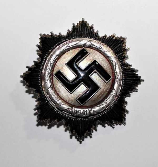 GERMAN CROSS IN SILVER
