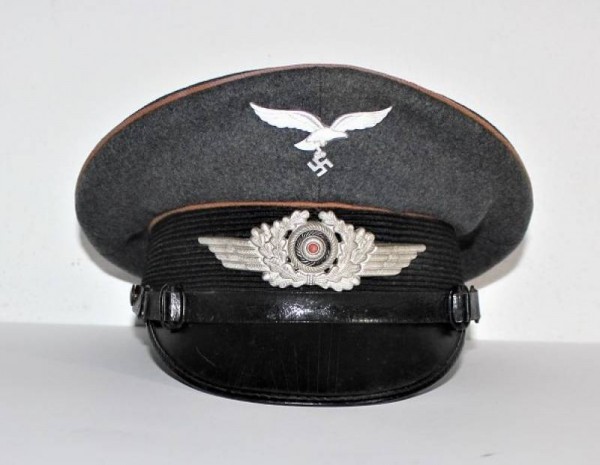 SCHIRMMUTZE FIELD CAP NCO LUFTWAFFE TRANSMISSIONS 