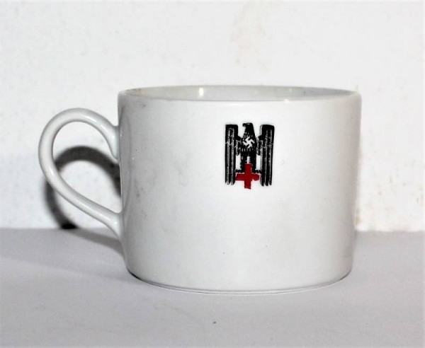 TAZZA IN PORCELLANA CROCE ROSSA D.R.K.