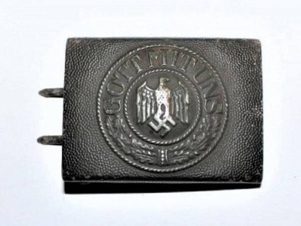 FIBBIA TRUPPA ALLUMINIO WEHRMACHT