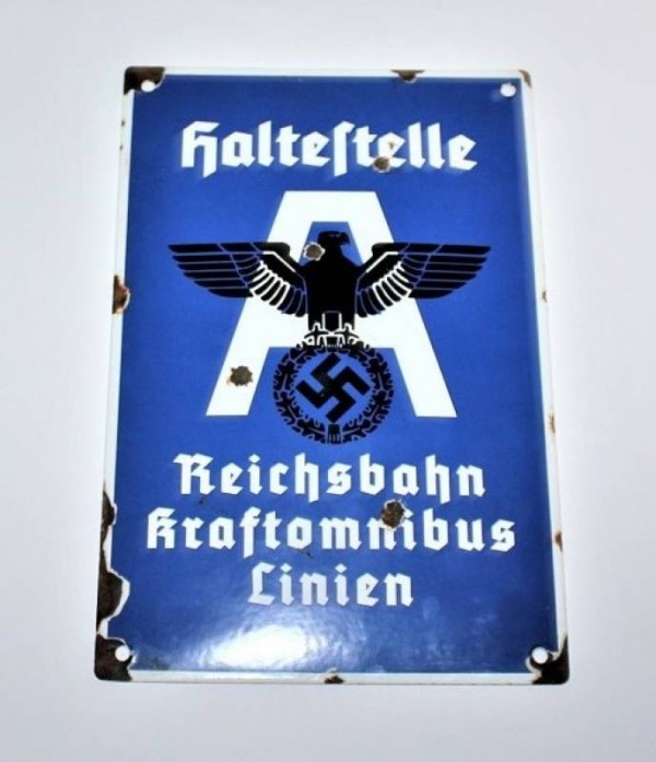 ROAD SIG FOR MOTORBUS STOP 