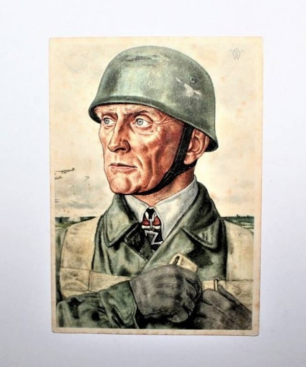 CARTOLINA PARACADUTISTI LUFTWAFFE