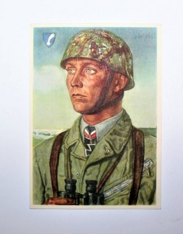 CARTOLINA PARACADUTISTI LUFTWAFFE