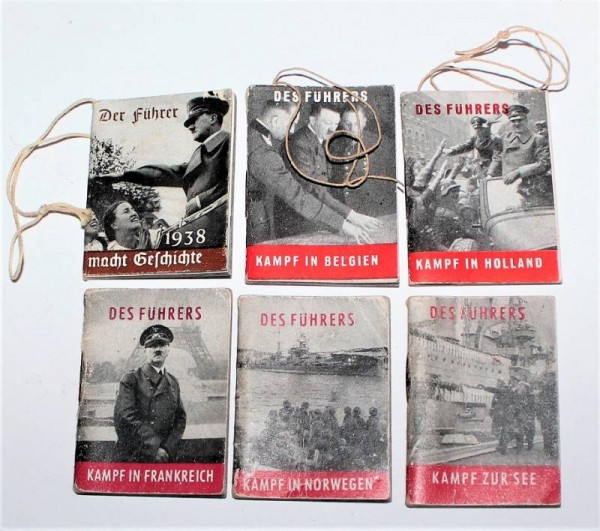N�6 MININIATURE DI LIBRETTI FOTOGRAFICI DES FURER KAMPF