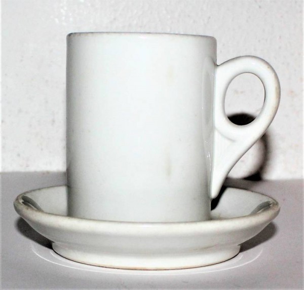 TAZZA E PIATTINO IN PORTCELLNA DELLA LUFTWAFFE