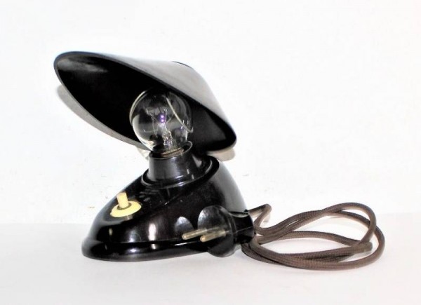 BAKELITE LAMP OFFICE W.SS-WH-LW 