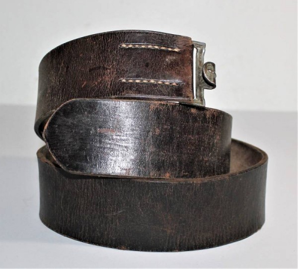 AN NCO BROWN LEATHER BELT WH-LW-SS 