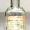 SMALL GLASS CONTAINER ALCOHOL-SPIRITS